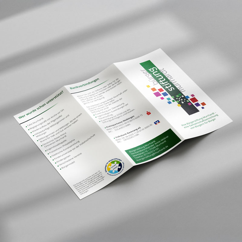 Bürgerstiftung Murrhardt Flyer