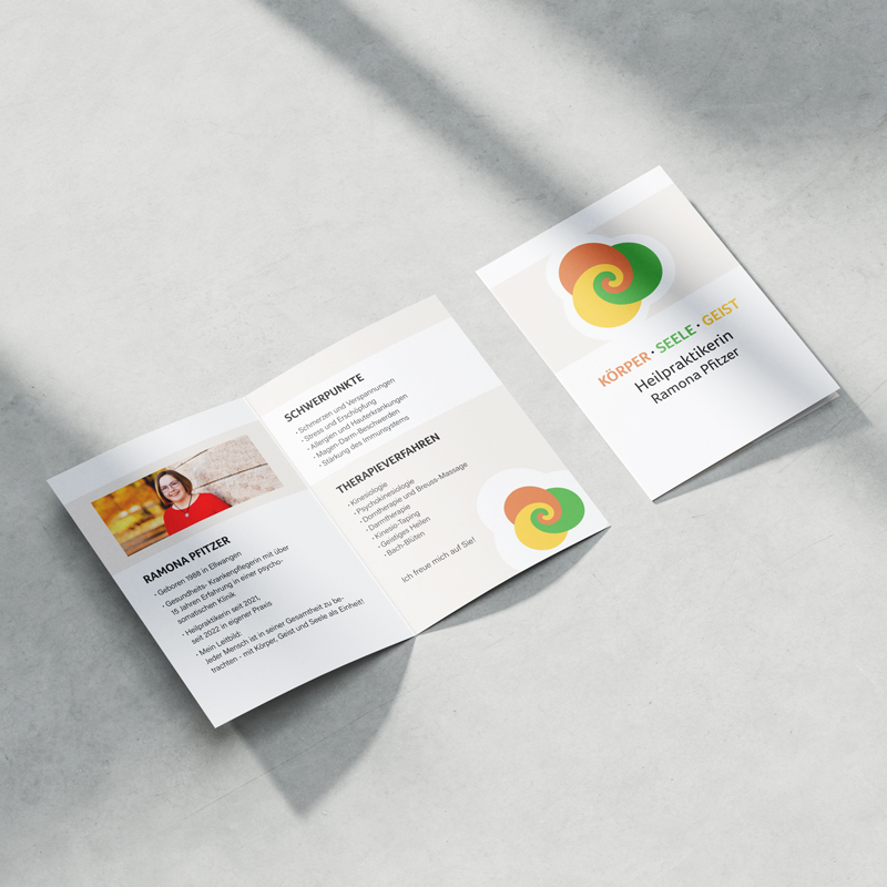 Heilpraktikerin Ramona Pfitzer Flyer