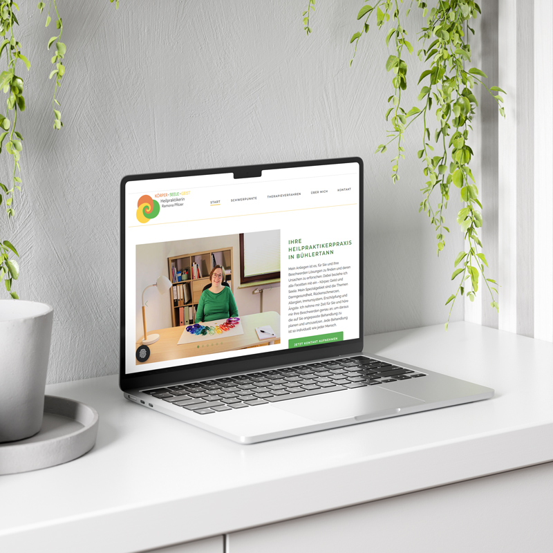 Ramona Pfitzer Heilpraktikerin Website